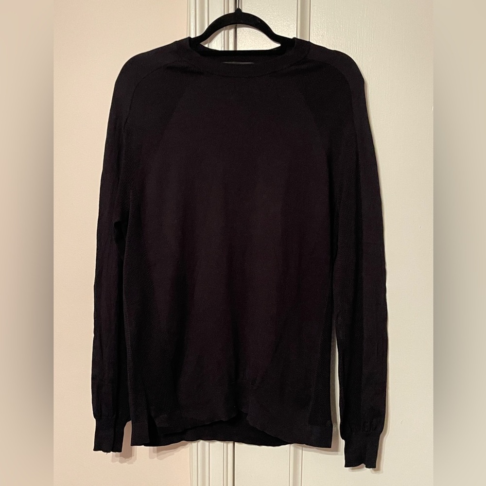 Alexander Wang Black Cotton & Silk Sweater